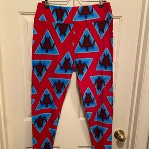 LuLaRoe TC Sea Turtle Leggings